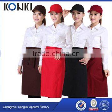 Cotton Kitchen Apron for Restaurant Worker Good Quality photo-3
