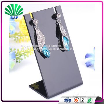 Wholesale Shop Counter Top Necklace Display Custom Earring Stand Black White Color Jewelry Holder