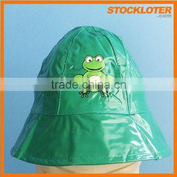 Cheap Yellow Children's Folding Rain Hat Kids PVC Rain Hat Inventory 150911 photo-4