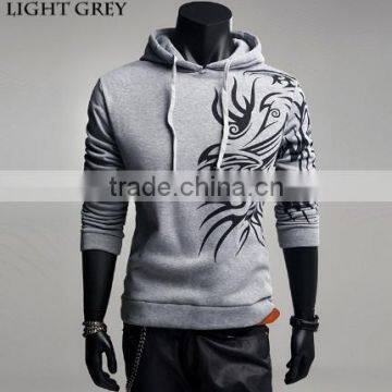 GZY -2016new Autumn Stocklot Men Fashionable 100% Cotton Hoodies Blank photo-5