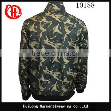 Wholesale Thin Spring Autumn Mens Customized Camo Coaches Jacket photo-2