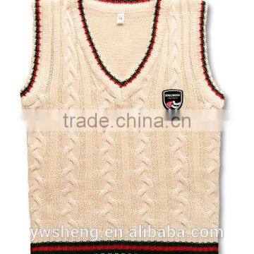 Children Sweater Knit Vest Vest Waistcoat Male Child Sweater Woolen Design Knitted Machine Price Sleeveless Sweater photo-4