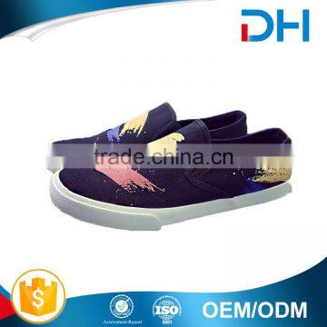 Slip-on Comfortable Men Colorful Painting Canvas Shoes photo-2