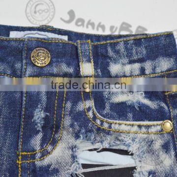 2017 Latest Wholesale Ripped Jean Girls Shorts