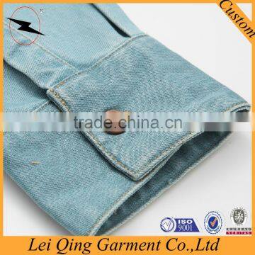 Casual Fashion Men Denim Shirts Wholesale photo-4