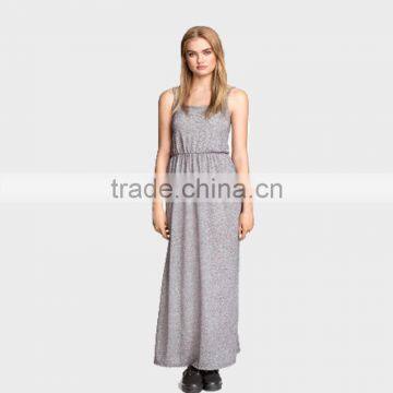 Pure Color Dress Long Dress for Ladies