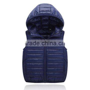 Custom Quality Boys or Girls Casual Clothes Autumn or Winter Kids Padded Down Vest photo-4