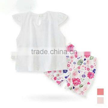 Child Clothes Baby Printed Tshirt Set With Strawberries photo-2