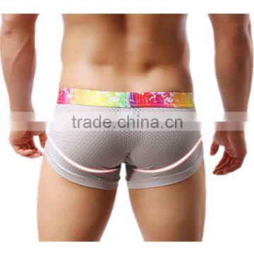 Best Selling Retail Mens Underwear Boxers With Breathable Holes Cueca Boxer Men Print Boxer Shorts photo-5