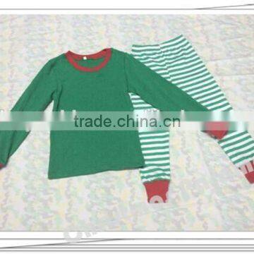 Christmas Fall 2015 Winter Ruffle Set Baby Kids Sleeping Clothing Set Giggle Moon Remake Persnickety Sets Stripe Pajamas Outfits photo-2