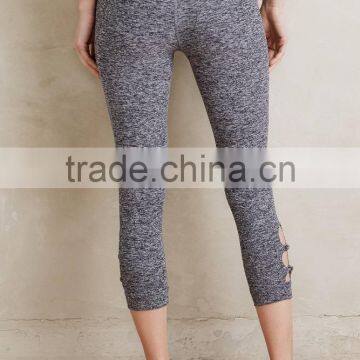 Custom Women Yoga Wear Polyester Spandex Dry Fit Sexy Gym Fitness Leggings