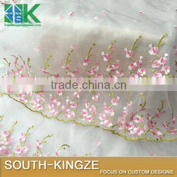 2016 Fashion Lace Fabric Bilateral Symmetry Organza Lace Embroidery Fabrics Bubble 2016 Fashionirt Handmade Diy Excipients Fabr photo-2