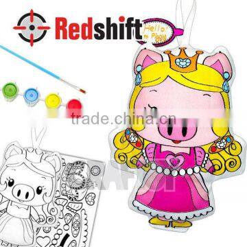 OEM En71 child toy Color your Anim-Pal Princess Pig