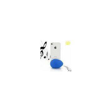 Fashional Cute Silicone Horn Speaker , small iphone 4 loudspeaker