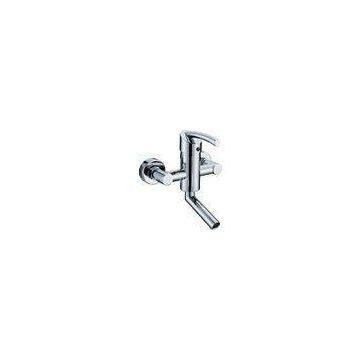 Nickle Chrome Plating Two Hole Bathroom Faucet Household Ceramic Cartridge