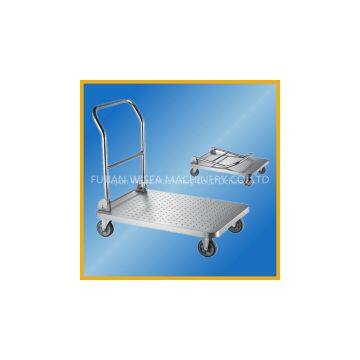 Sheet Metal Platform Cart Hand Trolley Folding Trolley