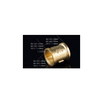 Brass female union connector