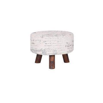 Home Goods Fabric Storage Stool