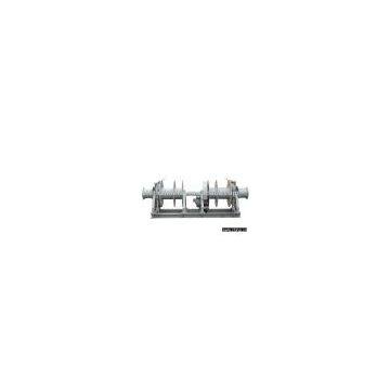 Hydraulic double drum mooring winch