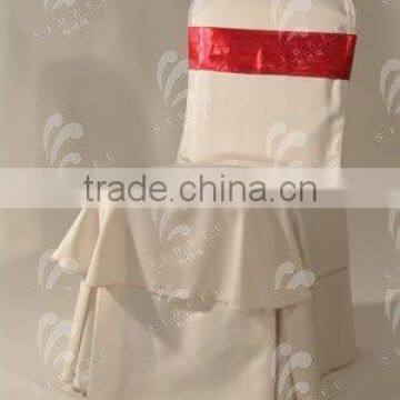 Chair Cover,Folding Chair Cover,Organza Sash (SDF-CC014)
