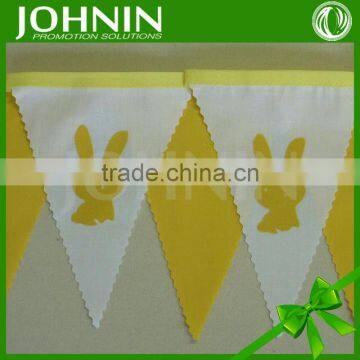 Custom printed TC material Easter Bunny bunting