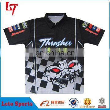 customized sublimation car racing auto racing clothing wholesale