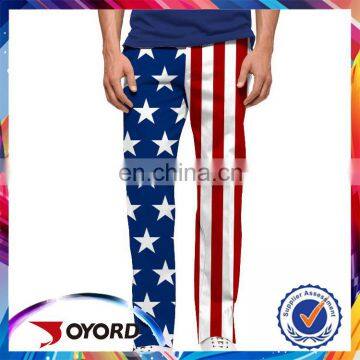 OEM Service breathable printed golf pants for wholesale