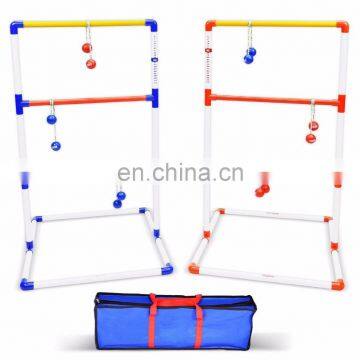 Go Outdoor Sports Premium Ladder Toss Game with 6 Bolos and Carrying Case