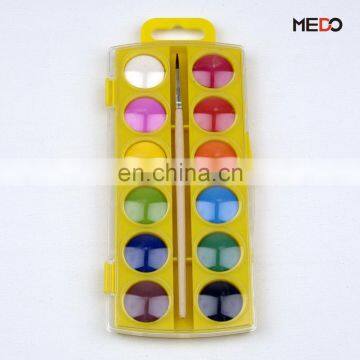 Wholesale non-toxic watercolor set with 20*8.2*1.4cm and 2.3cm cake