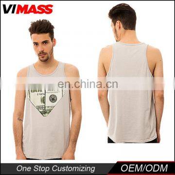 Wholesale Factory Tank Top For Men Cheap Mens Running Singlet Fashion Racer Vest