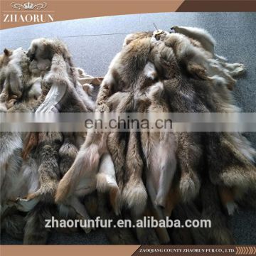 High quality whole coyote fur for home textile