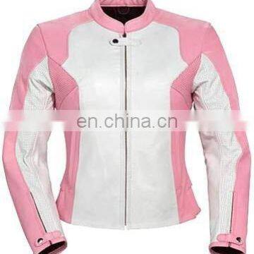 Leather Motorbike Ladies Jacket,Motorcycle and Auto Racing Wear Leather Motorcycle Jacket