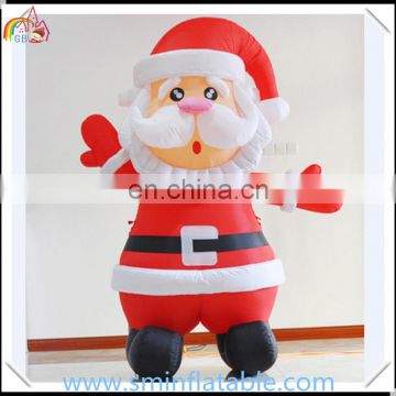 Christmas inflatable santa claus, santa outdoor decoration,advertising popular santa clause for promotion