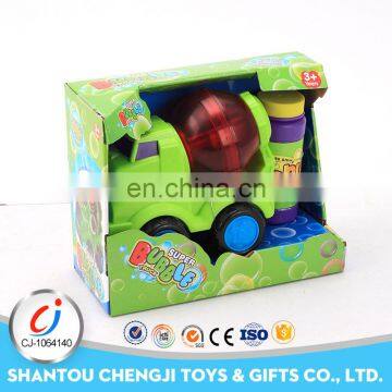 Funny summer water car toys plastic blowing bubbles