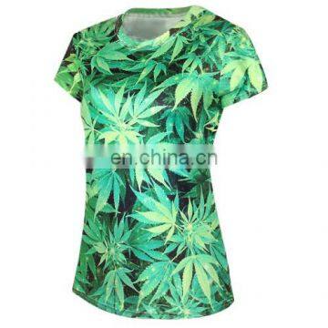 Golden Supplier Green Color Cheap Women Custom T Shirt Printing Casual Wear Tee Shirt photo-3