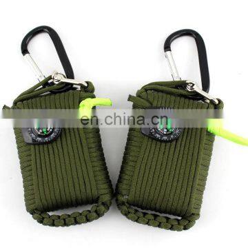 A025 Survival Bracelets survival tool kit Rescue Parachute Cord Wristbands Emergency Rope Buckle