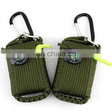 A025 Survival Bracelets Survival Tool Kit Rescue Parachute Cord Wristbands Emergency Rope Buckle