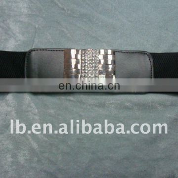 beaded pu belt