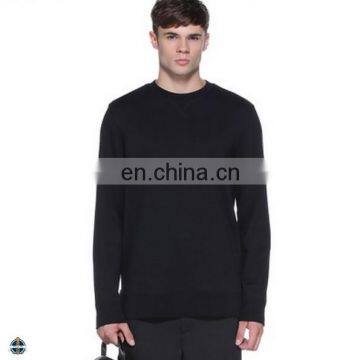 T-MH553 Men French Terry 100% Cotton Side Zip Crewneck Sweatshirts