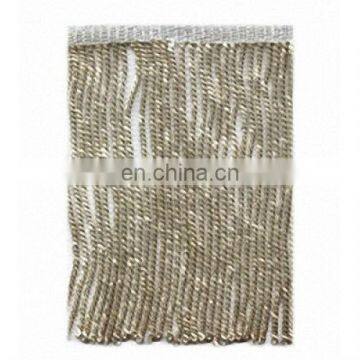 Gilt Bullion Fringe, Silver Bullion wire fringe, Trim Wholesale, Metallic bullion fringe