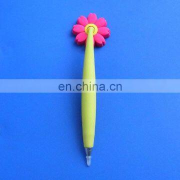 flower shape plastic magnetic pen for kids