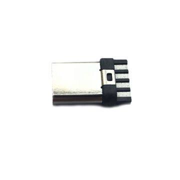 Cheap and High Quality 4 Pins Type C Plug USB Connector Made by Copper Alloy and PBT Used for Data Cable photo-3
