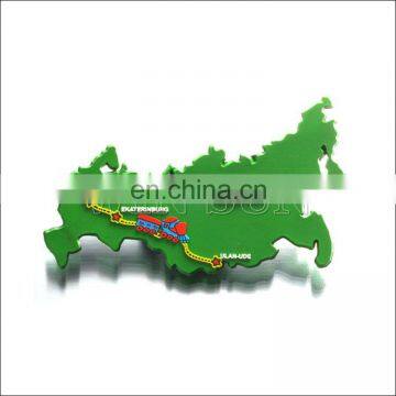 map design pvc rubber fridge magnet, OEM rubber fridge magnet 3D