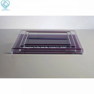 Wholesale Sale Acrylic Serving Trays, Melamine Tray, Bath Tray