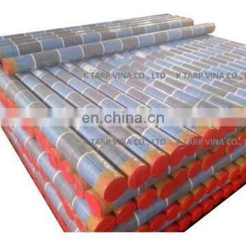 B/W/B stripe Pe tarpaulin Roll packing, made in Vietnam