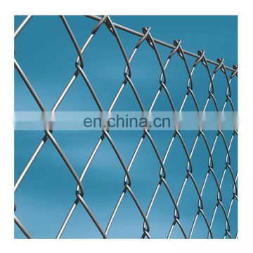 Electro galvanized chain link fence / pvc coated chain link wire mesh