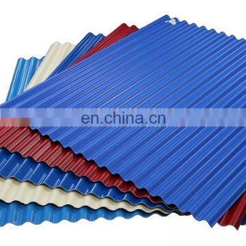 Green / Blue Color Coated Steel Roofing Sheet Z30 - Z275g / MM Width 960mm