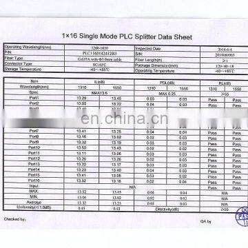 EXW Price 1x4 1x8 1x16 SC APC UPC Mini Plug-in Module Type PLC Splitter Outdoor Fiber Optic PLC Splitter photo-6
