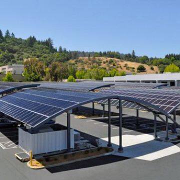 Solar Panel Carport Roof Solar Power Carport Suitable For Company