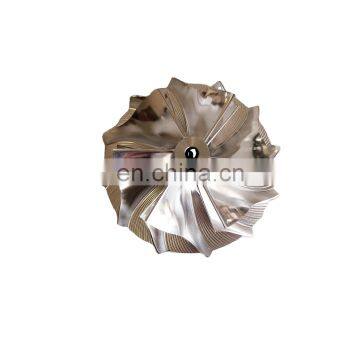 K04 54.20/66.56mm 6+6 blades high performance  turbo milling/aluminum 2618/billet compressor wheel